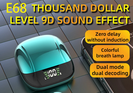 Wireless TWS Gaming Bluetooth 5.0 Earphones With Microphone